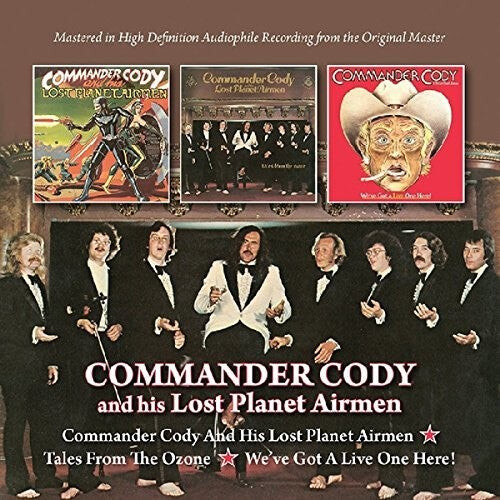 CD диск Commander Cody & His Lost Planet Airmen: Commander Cody & His Lost Planet Airmen/Tales From Ozone / We've
CD диск Commander Cody & His Lost Planet Airmen: Commander Cody & His Lost Planet Airmen/Tales From Ozone / We've