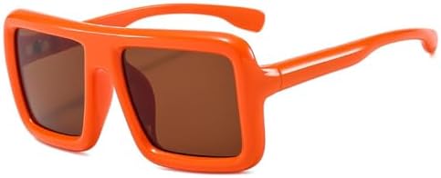 Модные большие квадратные солнцезащитные очки конфетных цветов для женщин, защита от ультрафиолета UV400, ретро-стиль, панк-стиль, мужские солнцезащитные очки MTZJH, Orange Tea
Модные большие квадратные солнцезащитные очки конфетных цветов для женщин, защита от ультрафиолета UV400, ретро-стиль, панк-стиль, мужские солнцезащитные очки MTZJH, Orange Tea