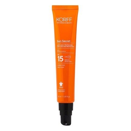 Korff Sun Secret Антивозрастной солнцезащитный флюид для лица SPF15 50 мл Korff Sole
Korff Sun Secret Антивозрастной солнцезащитный флюид для лица SPF15 50 мл Korff Sole