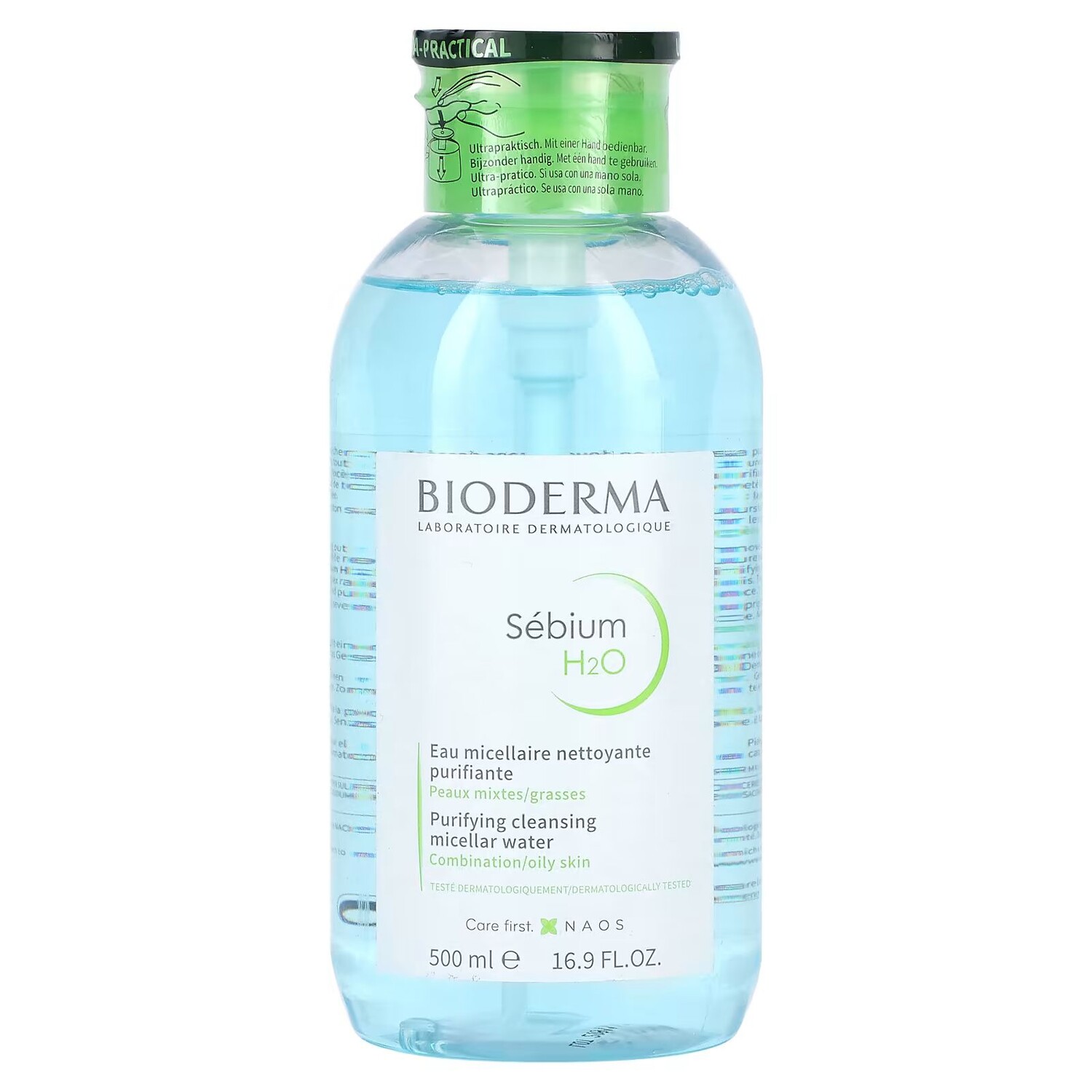 Sebium H2O, Мицеллярная вода, для комбинированной и жирной кожи, 16,9 жидких унций (500 мл) Bioderma
Sebium H2O, Мицеллярная вода, для комбинированной и жирной кожи, 16,9 жидких унций (500 мл) Bioderma