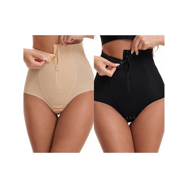 2 пары женских корректирующих трусиков с крючком и молнией спереди Inspire Chic, Black Beige
2 пары женских корректирующих трусиков с крючком и молнией спереди Inspire Chic, Black Beige