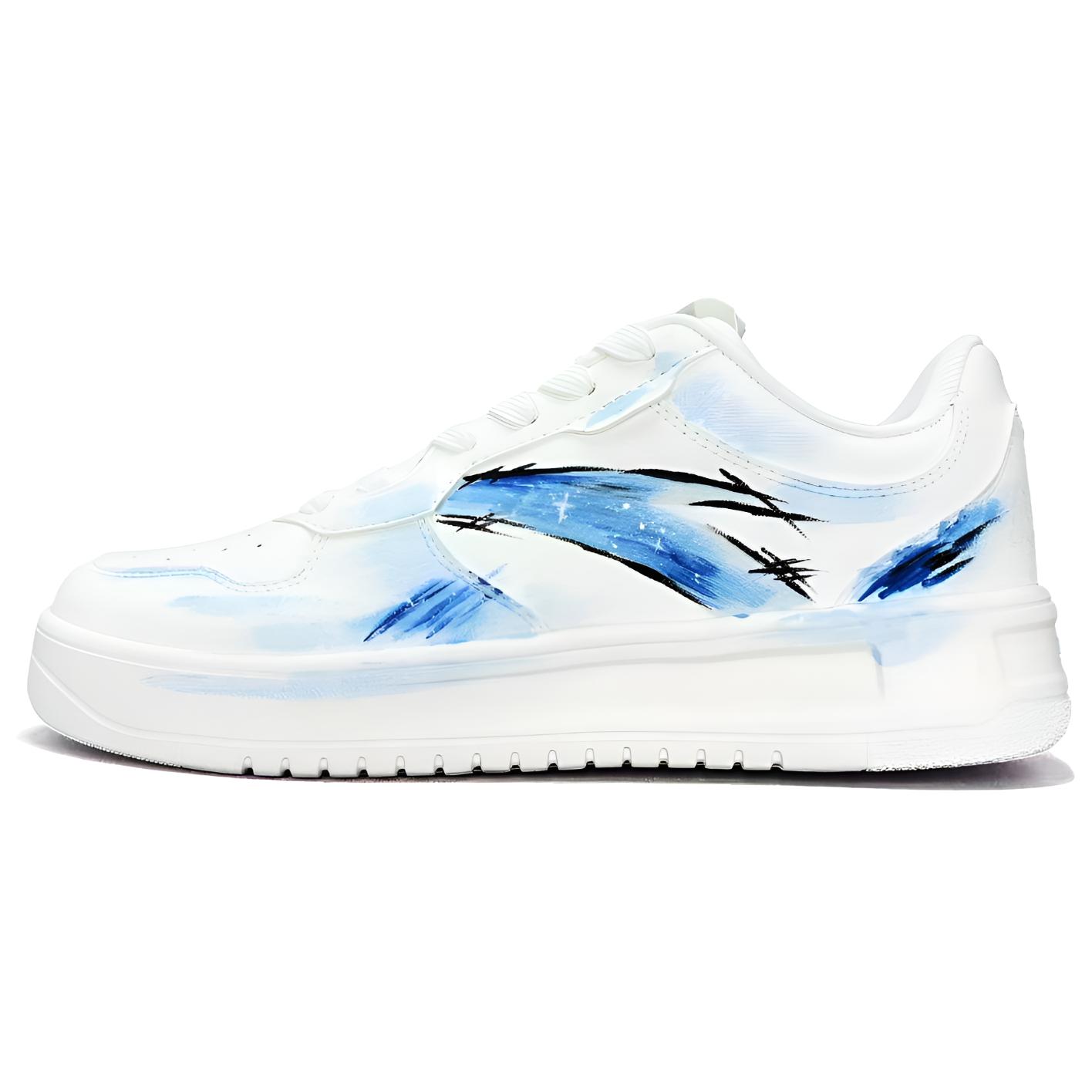 ANTA Легкие устойчивые к истиранию нескользящие низкие кроссовки для скейтбординга Unisex бело-синие
ANTA Легкие устойчивые к истиранию нескользящие низкие кроссовки для скейтбординга Unisex бело-синие