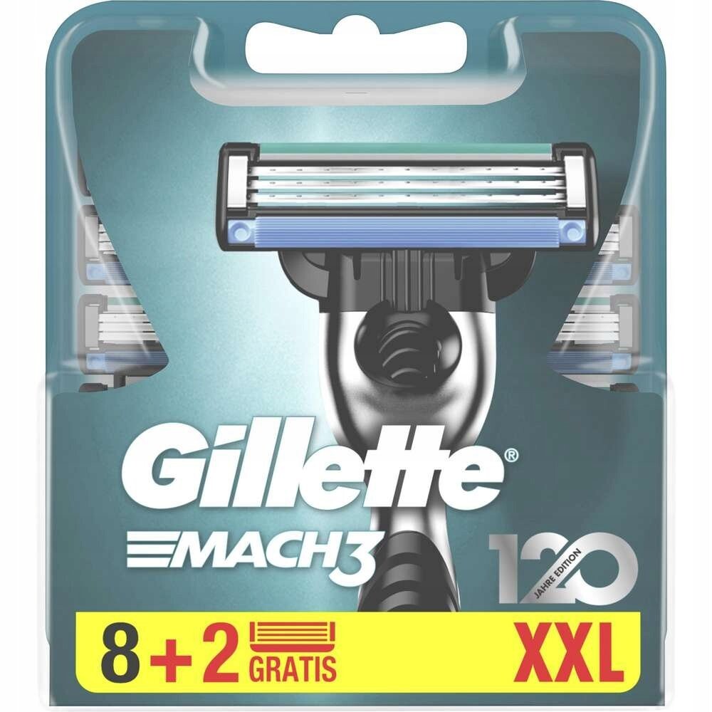 Картриджи для бритья Gillette Mach 3 10 шт
Картриджи для бритья Gillette Mach 3 10 шт