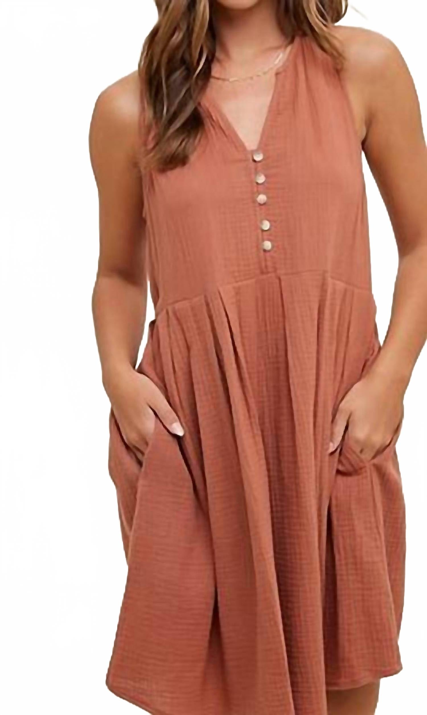 Brinkley Button-Up Mini Dress In Sienna WISHLIST, Sienna
Brinkley Button-Up Mini Dress In Sienna WISHLIST, Sienna