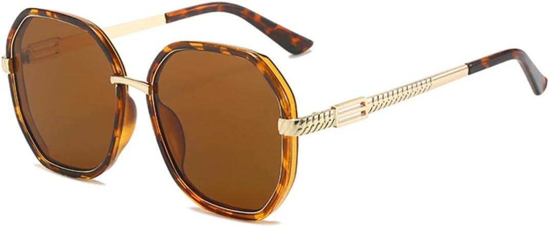 Солнцезащитные очки с защитой UV400 | Металлическая увеличенная оправа, градиентные линзы | Для женщин и мужчин, для занятий спортом на открытом воздухе и вождения DSVIGF, Leopard Brown
Солнцезащитные очки с защитой UV400 | Металлическая увеличенная оправа, градиентные линзы | Для женщин и мужчин, для занятий спортом на открытом воздухе и вождения DSVIGF, Leopard Brown