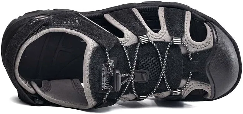 Мужские летние спортивные сандалии Eliogn с закрытым носком, сандалии-рыбаки для активного отдыха, походов, пляжа и водных видов спорта, черный
Мужские летние спортивные сандалии Eliogn с закрытым носком, сандалии-рыбаки для активного отдыха, походов, пляжа и водных видов спорта, черный