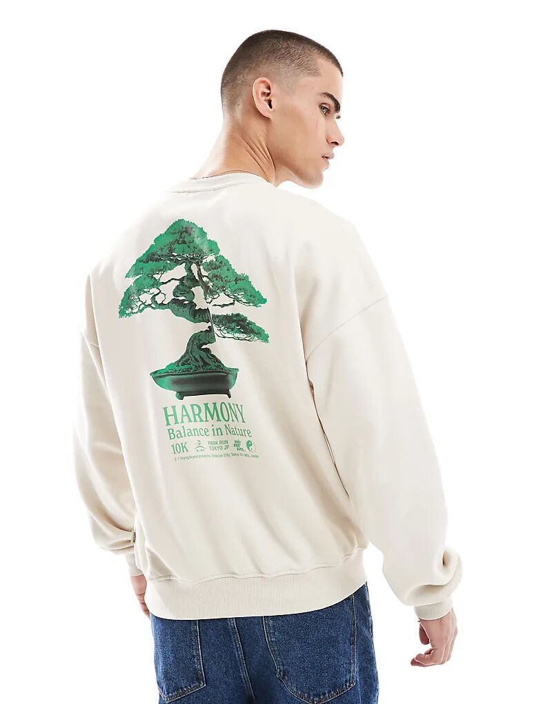 Толстовка ONLY & SONS свободного кроя с принтом Harmony на спине кремового цвета
Толстовка ONLY & SONS свободного кроя с принтом Harmony на спине кремового цвета