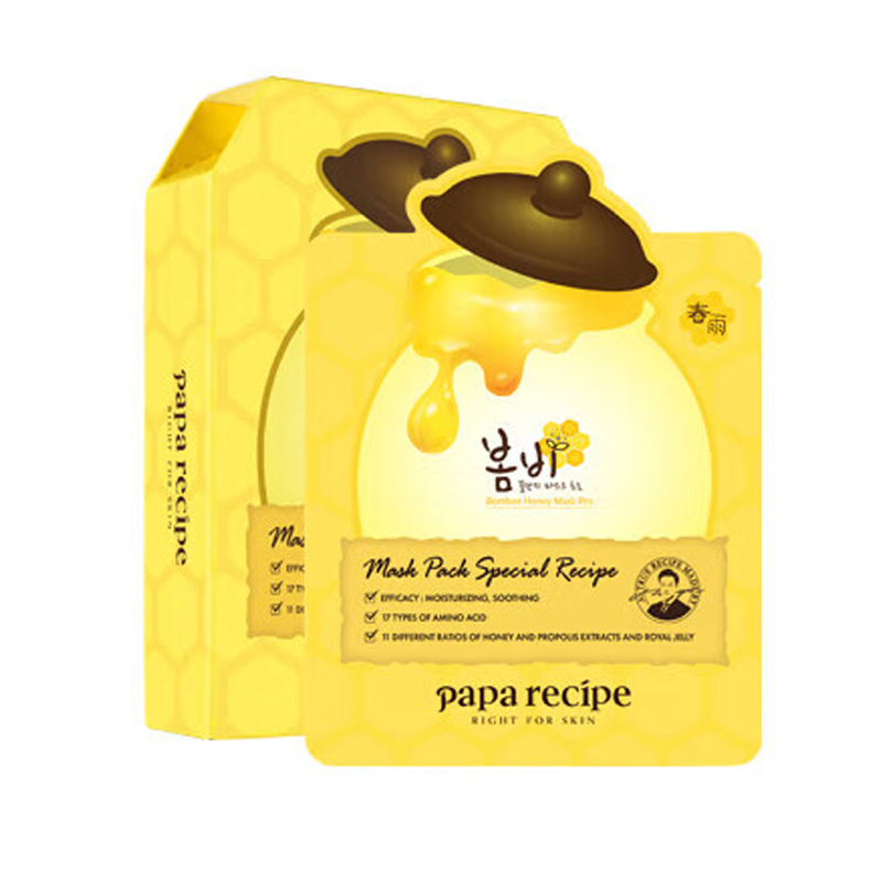 Papa Recipe 3 желтовая медовая маска для лица успокаивающая увлажняющая 10 шт/коробка
Papa Recipe 3 желтовая медовая маска для лица успокаивающая увлажняющая 10 шт/коробка