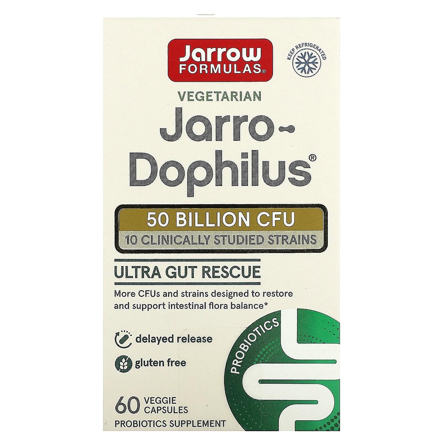 Jarrow Formulas Пробиотик Ultra Jarro-Dophilus 60 вегетарианских капсул (Ice)
Jarrow Formulas Пробиотик Ultra Jarro-Dophilus 60 вегетарианских капсул (Ice)