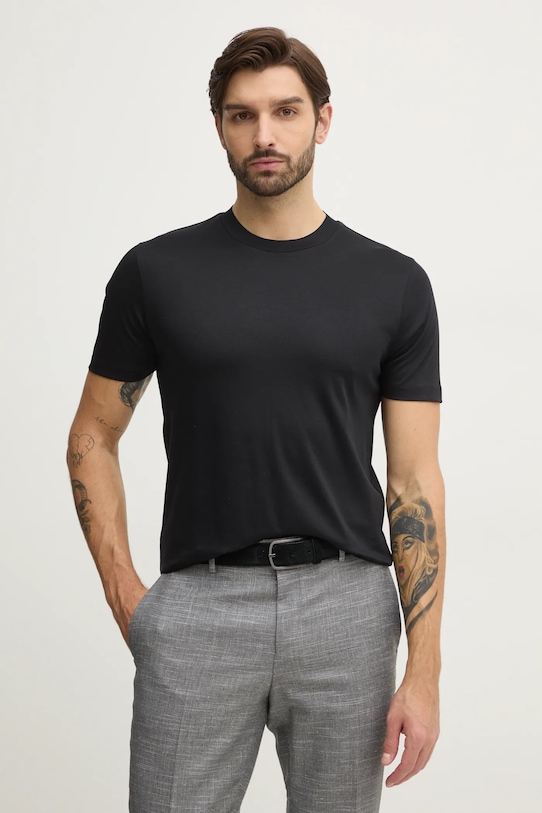 Хлопковая футболка Boss, черный
Хлопковая футболка Boss, черный