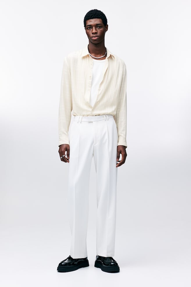 Рубашка стандартного кроя H&M, бежевый
Рубашка стандартного кроя H&M, бежевый