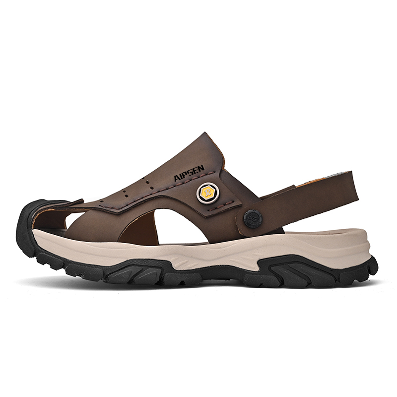 AIPSEN Пляжные сандалии мужские темно-коричневые
AIPSEN Пляжные сандалии мужские темно-коричневые