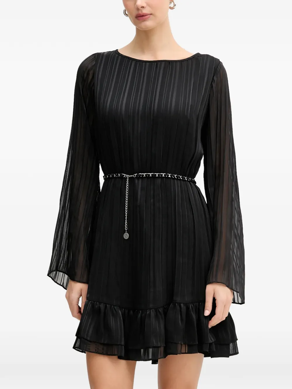 Платье-мини с плиссировкой Guess Usa, черный
Платье-мини с плиссировкой Guess Usa, черный