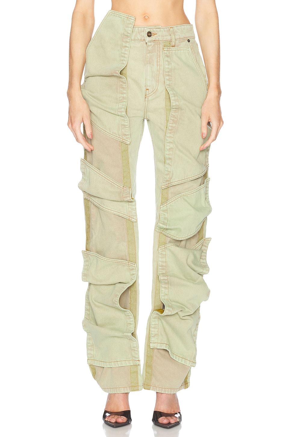 Джинсы женские Y/Project, светло-зеленый
Джинсы женские Y/Project, светло-зеленый