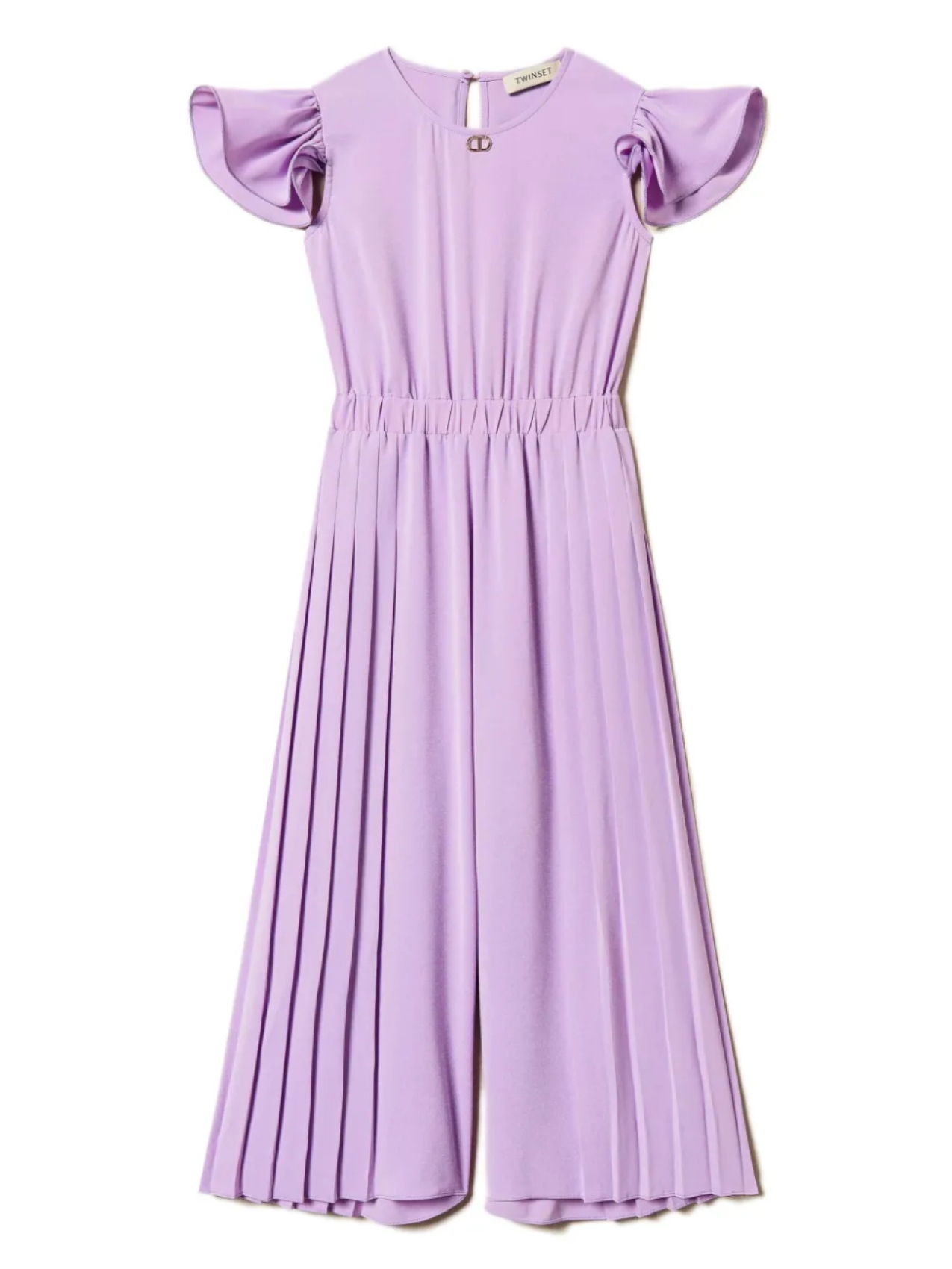 TWINSET Kids крепдешиновый комбинезон со складками, фиолетовый
TWINSET Kids крепдешиновый комбинезон со складками, фиолетовый