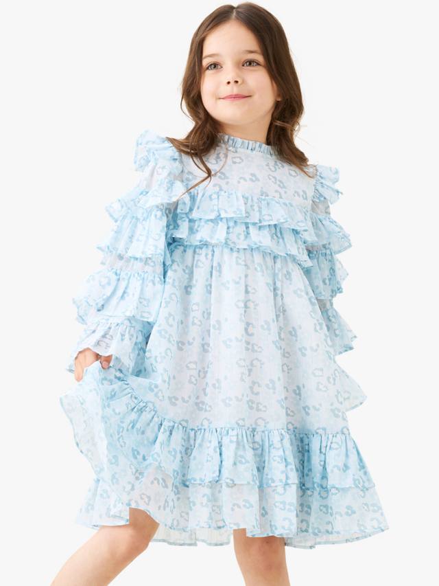 Детское платье Leo с рюшами Angel & Rocket, Blue
Детское платье Leo с рюшами Angel & Rocket, Blue