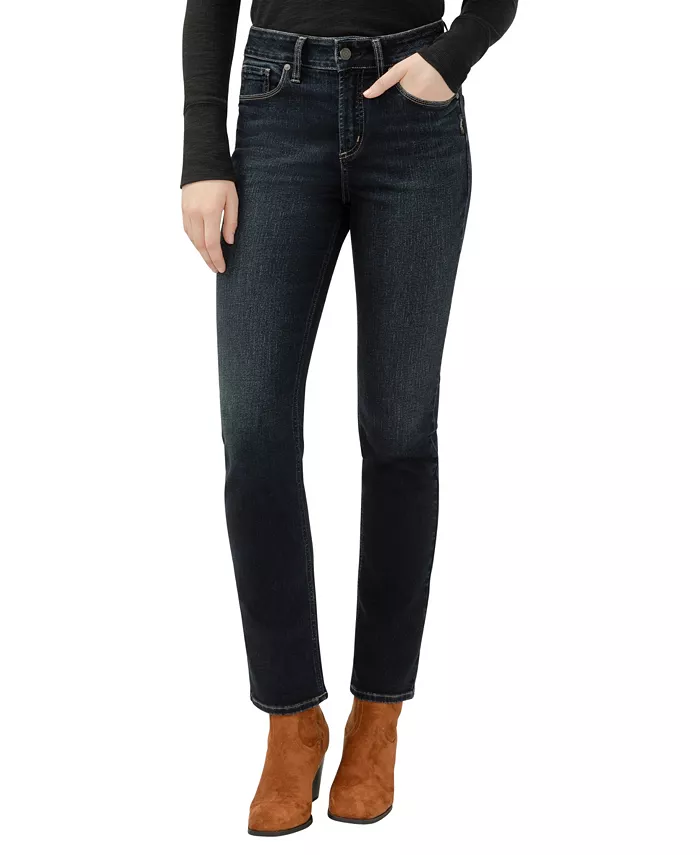 Женские джинсы Avery Curvy Fit Straight Leg с высокой талией Silver Jeans Co., синий
Женские джинсы Avery Curvy Fit Straight Leg с высокой талией Silver Jeans Co., синий