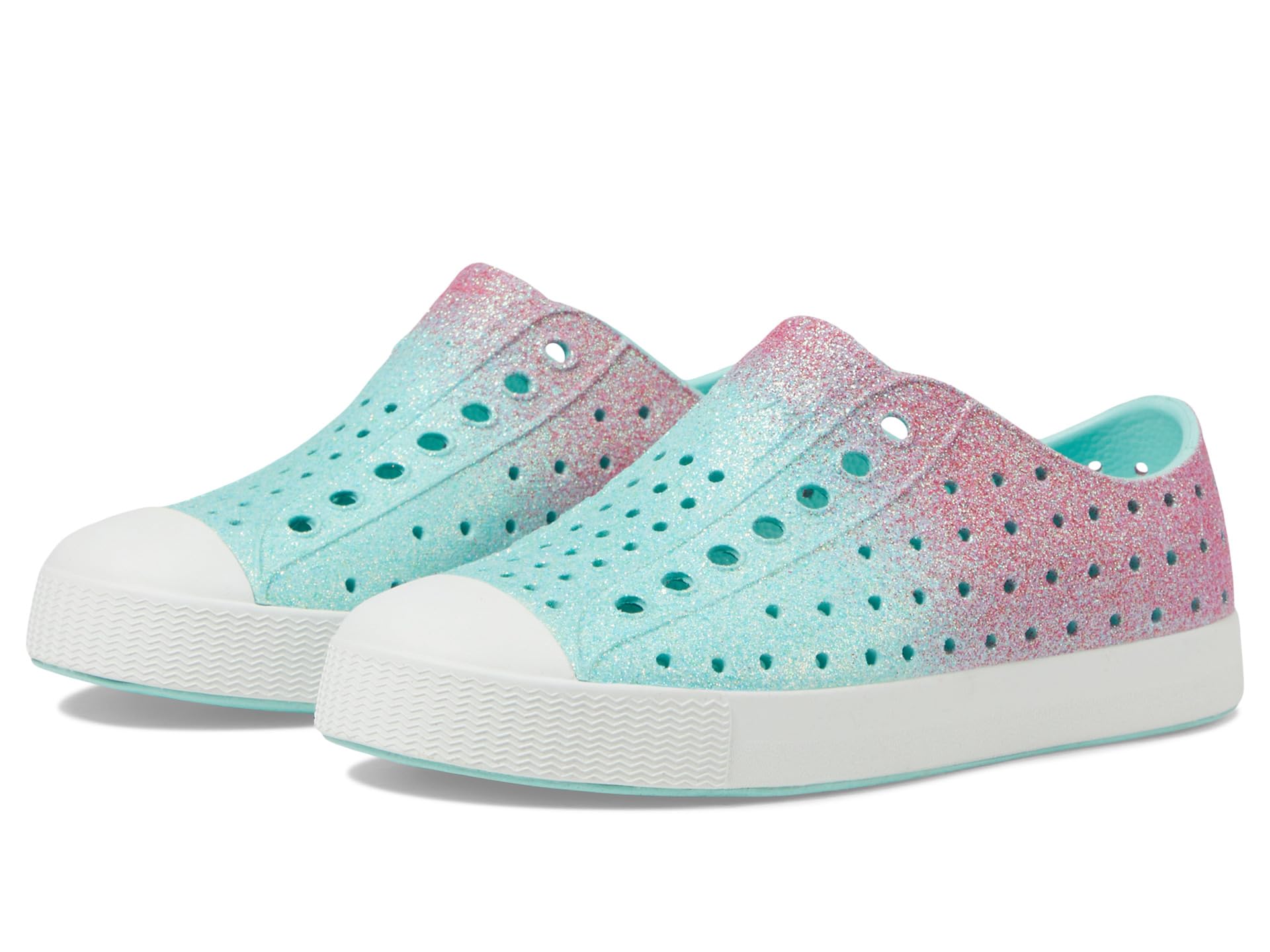 Кроссовки Native Shoes Kids Jefferson Bling, цвет Hollywood Hydrangea Bling/Shell White 1
Кроссовки Native Shoes Kids Jefferson Bling, цвет Hollywood Hydrangea Bling/Shell White 1