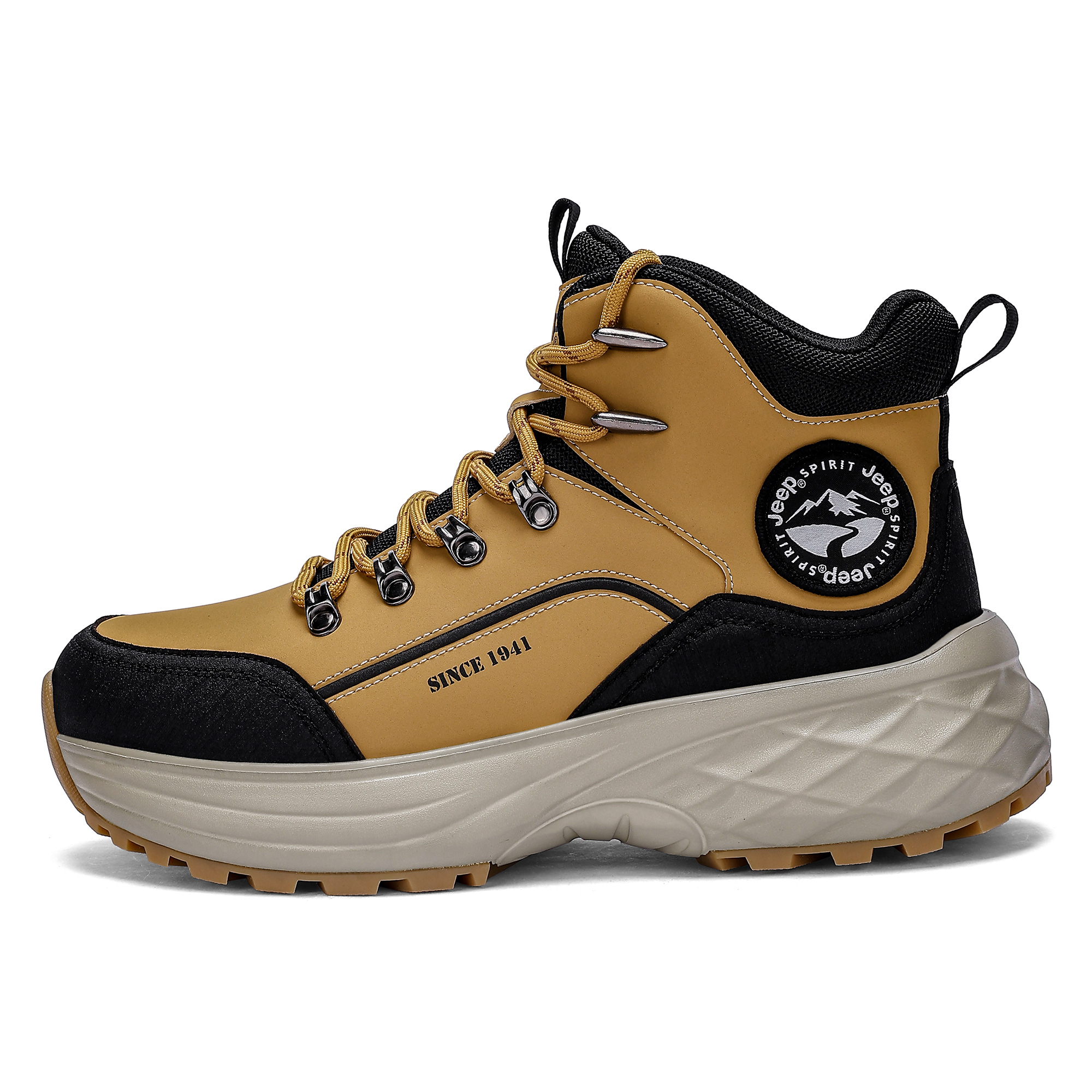 JEEP SPIRIT Мужские высокие кроссовки для активного отдыха Sunrise Yellow
JEEP SPIRIT Мужские высокие кроссовки для активного отдыха Sunrise Yellow