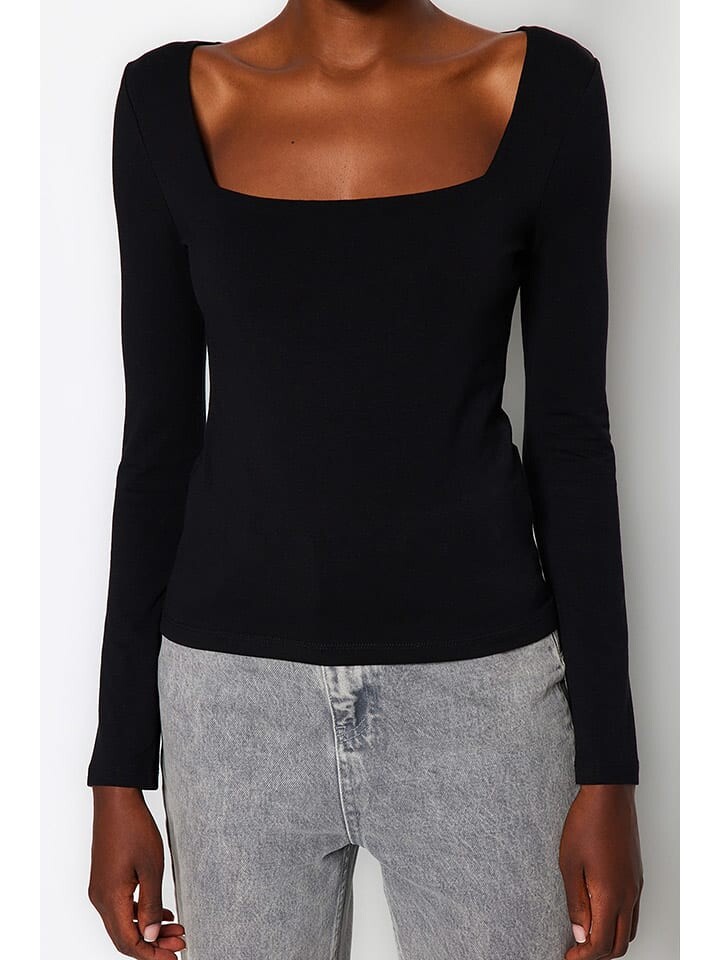 Лонгслив trendyol, черный
Лонгслив trendyol, черный