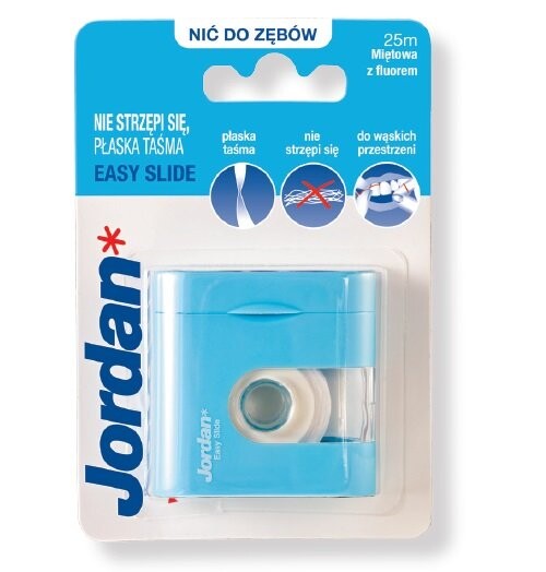 Зубная нить, 25 м Jordan, Easy Slide Fresh
Зубная нить, 25 м Jordan, Easy Slide Fresh