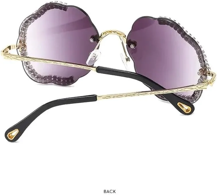 Элегантные солнцезащитные очки без оправы для женщин с бриллиантами, солнцезащитные очки для вечеринок и выпускных, защита от ультрафиолета UV400 LVTFCO, C2
Элегантные солнцезащитные очки без оправы для женщин с бриллиантами, солнцезащитные очки для вечеринок и выпускных, защита от ультрафиолета UV400 LVTFCO, C2