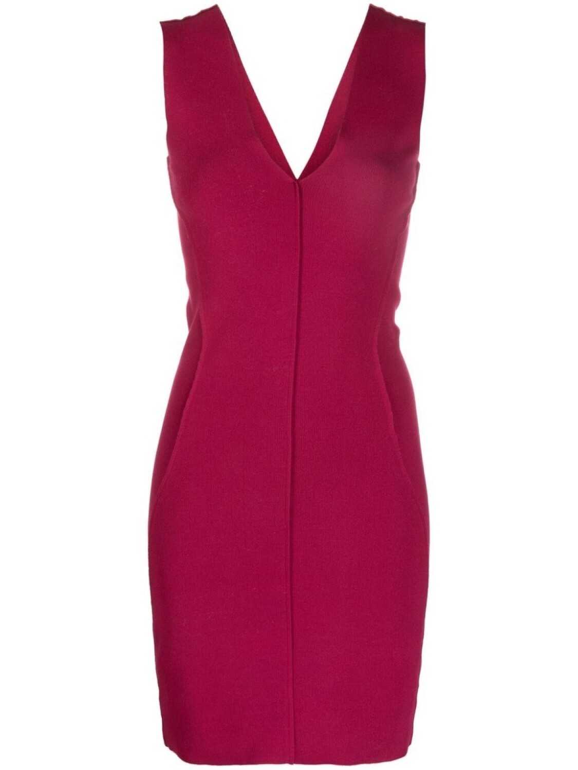 Rick Owens трикотажное платье мини с V-образным вырезом, розовый
Rick Owens трикотажное платье мини с V-образным вырезом, розовый