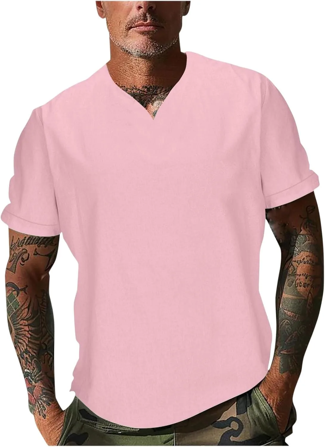 Мужская футболка Regular-Fit с коротким рукавом, Plus Size
Мужская футболка Regular-Fit с коротким рукавом, Plus Size