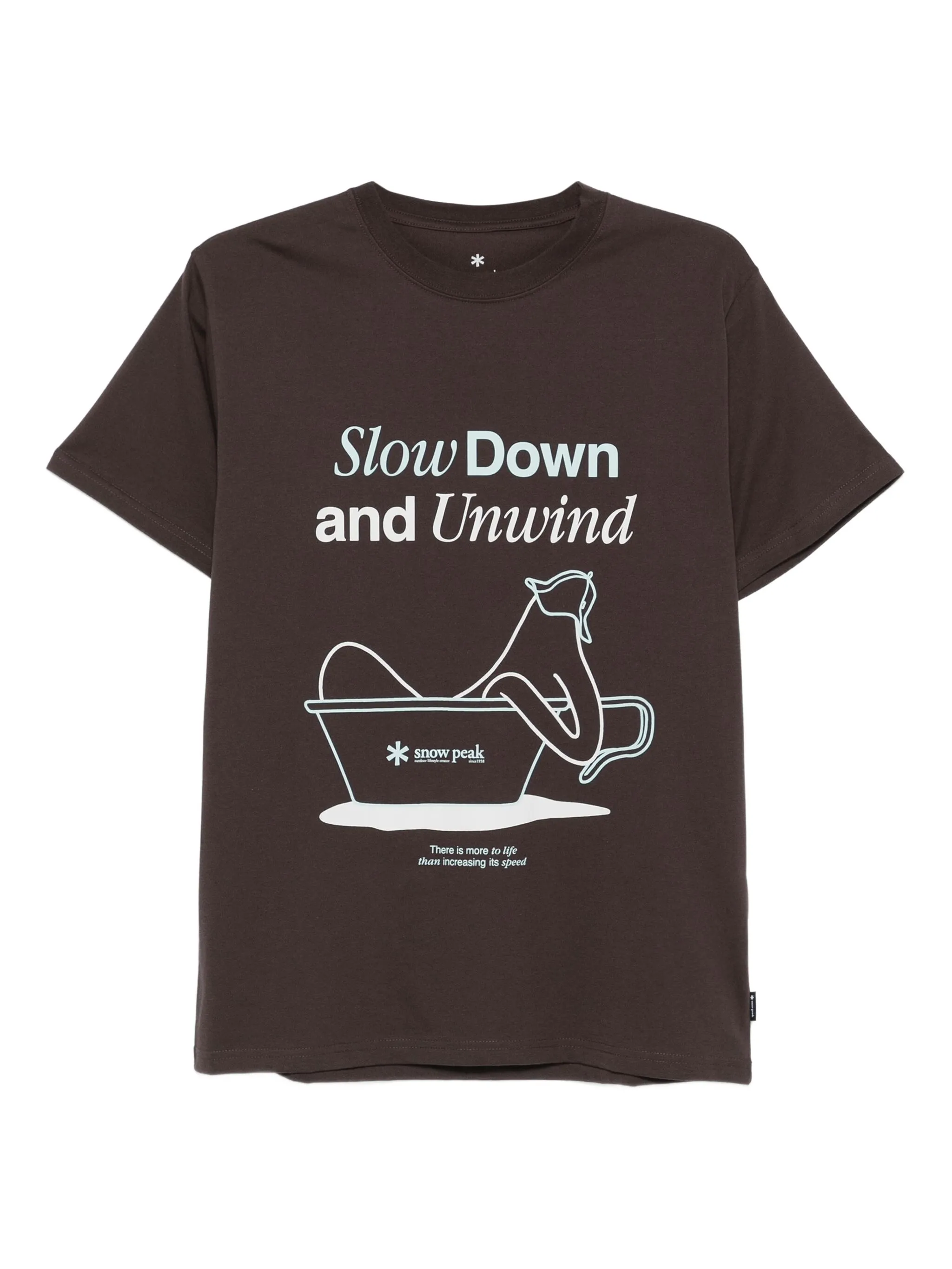 Футболка с графичным принтом Snow Peak, коричневый
Футболка с графичным принтом Snow Peak, коричневый