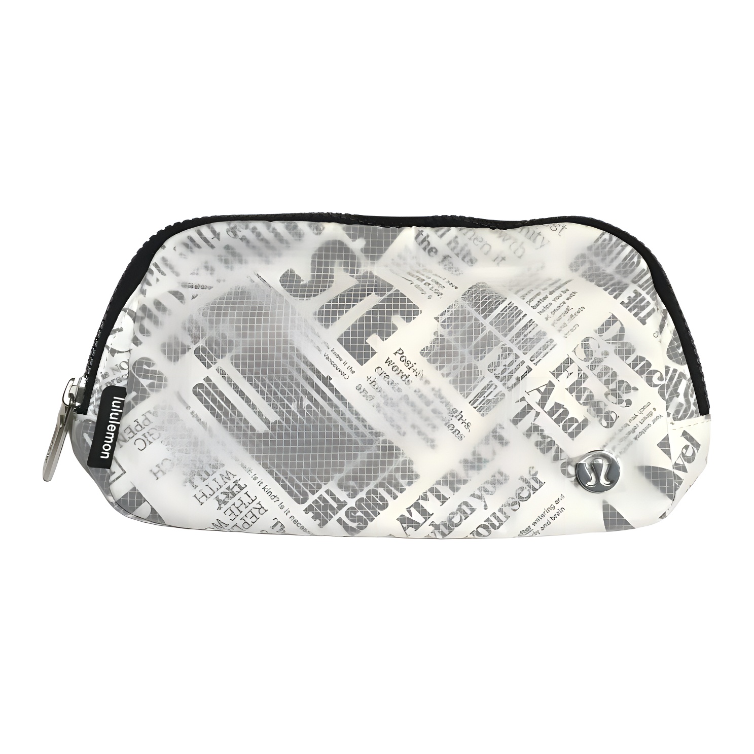 Lululemon Нейлоновая поясная сумка через плечо унисекс бело-черная, White & Black
Lululemon Нейлоновая поясная сумка через плечо унисекс бело-черная, White & Black