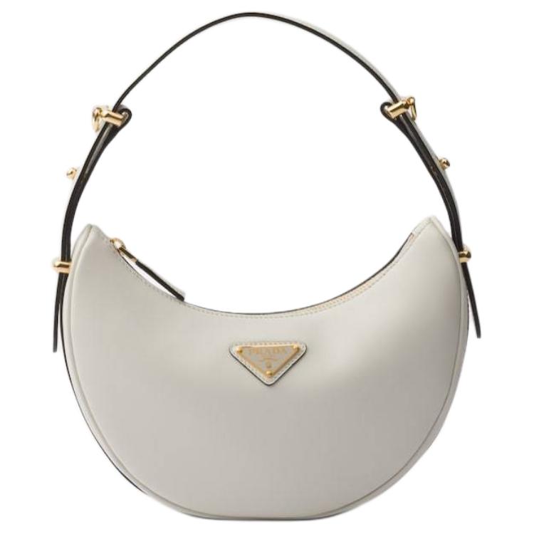 Кожаная сумка-полумесяц через плечо, женская белая PRADA
Кожаная сумка-полумесяц через плечо, женская белая PRADA