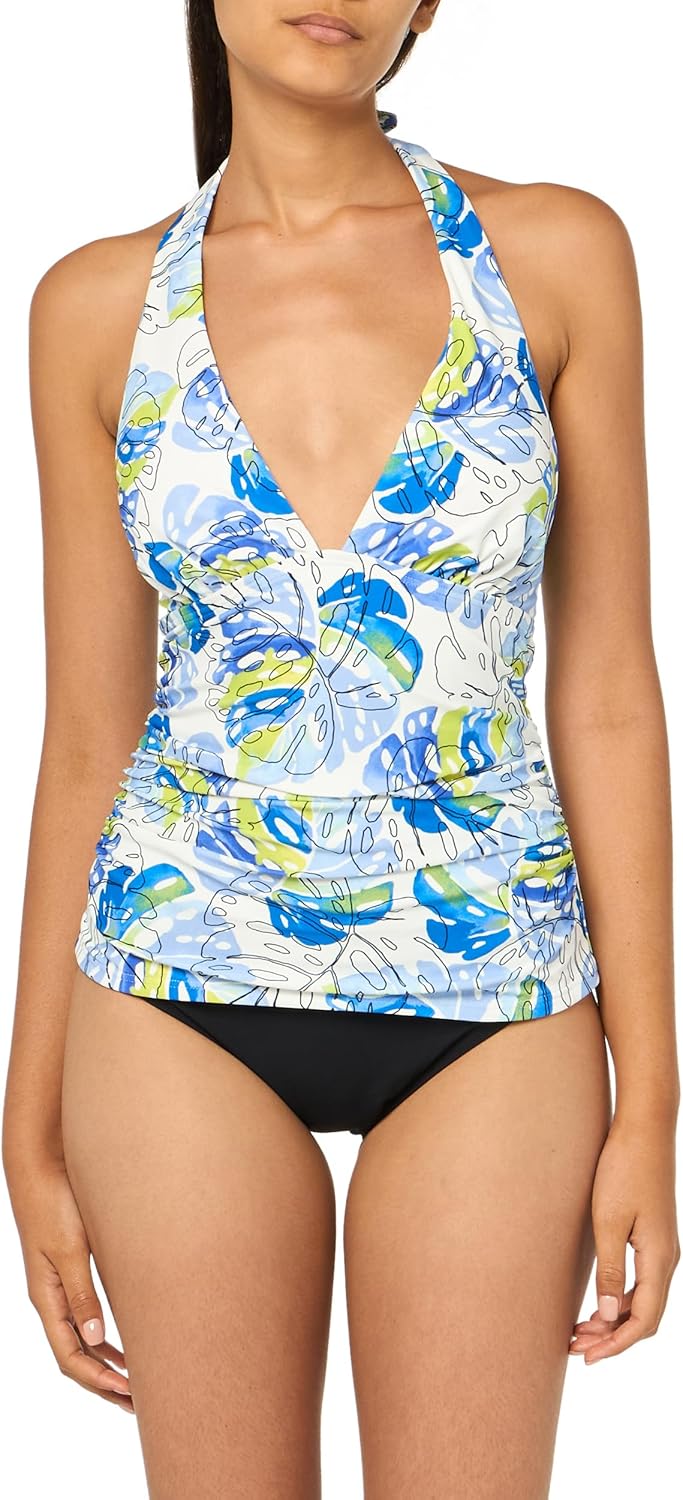 Женский топ-танкини Tommy Hilfiger с бретелькой через шею, Blue Tropical
Женский топ-танкини Tommy Hilfiger с бретелькой через шею, Blue Tropical