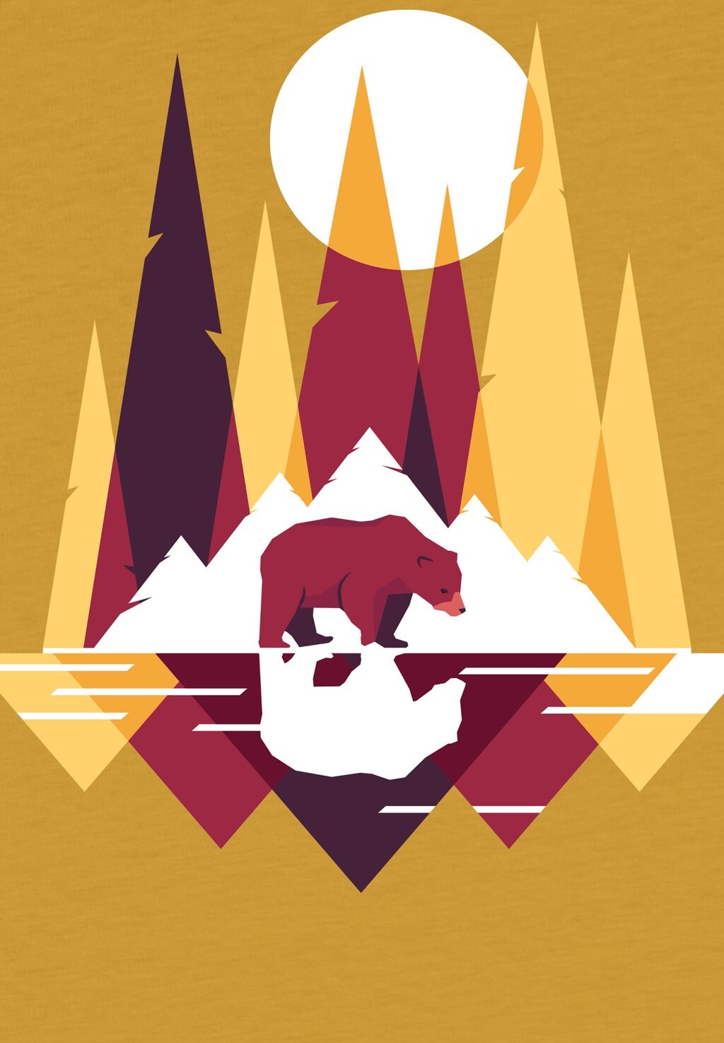 Принт на футболке Von Bären Und Bergen watapparel, охра
Принт на футболке Von Bären Und Bergen watapparel, охра