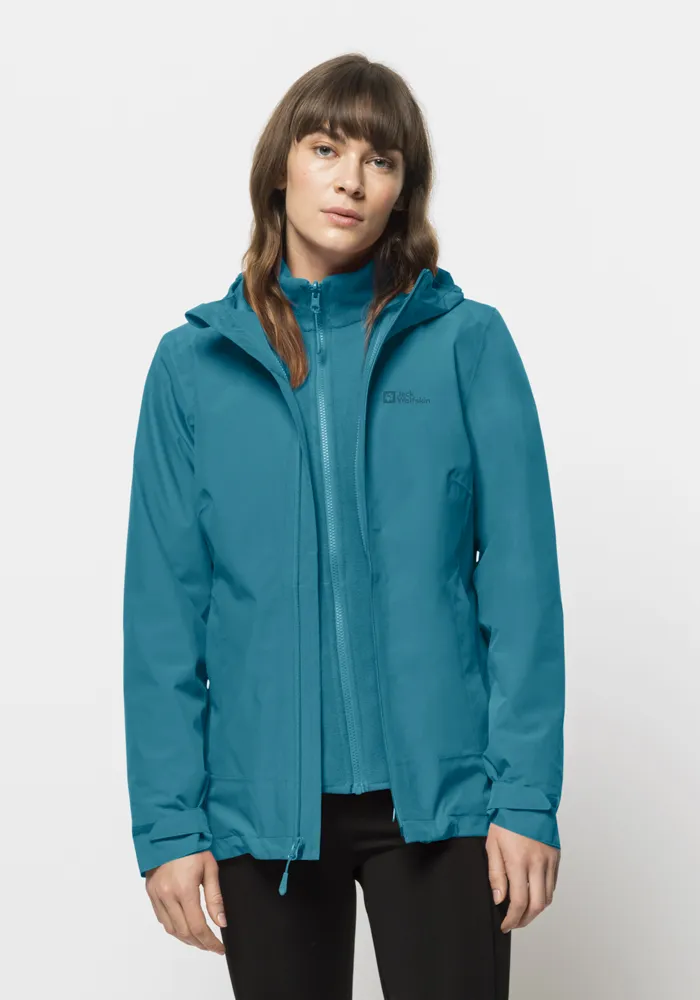 Функциональная куртка 3-в-1 Jack Wolfskin "MOONRISE 3IN1 JKT W" (2 шт.), с капюшоном, голубой
Функциональная куртка 3-в-1 Jack Wolfskin "MOONRISE 3IN1 JKT W" (2 шт.), с капюшоном, голубой