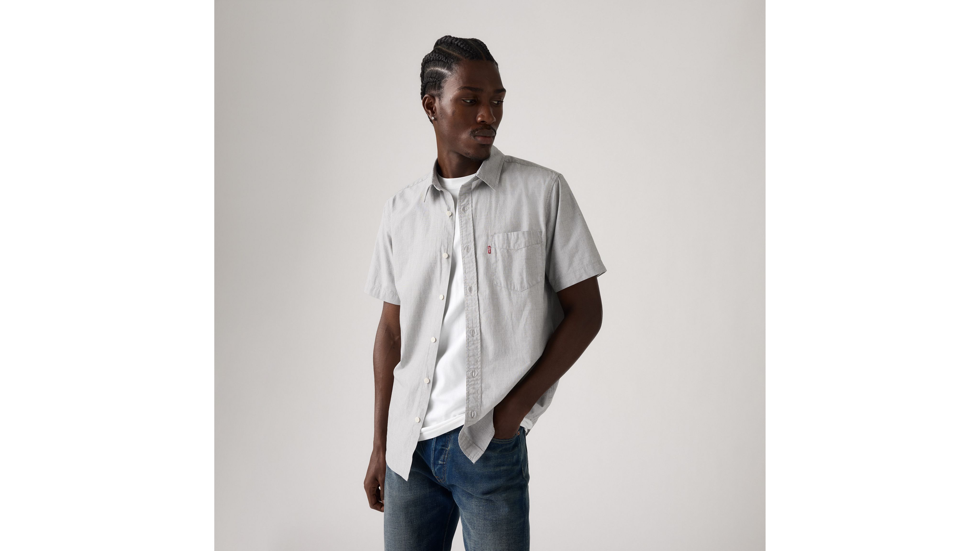 Рубашка классического стандартного кроя с коротким рукавом Levi's, Duffel Bag - Grey
Рубашка классического стандартного кроя с коротким рукавом Levi's, Duffel Bag - Grey