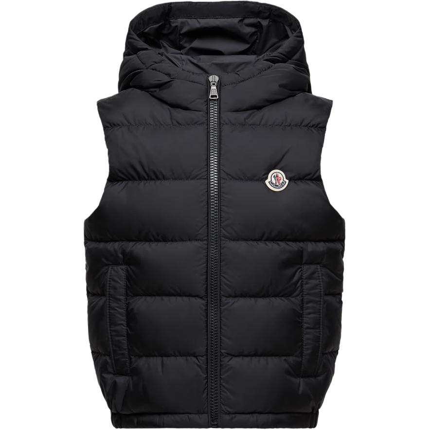 Пуховая жилетка Fudo с капюшоном для детей Moncler, черный
Пуховая жилетка Fudo с капюшоном для детей Moncler, черный