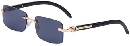 Ретро-солнцезащитные очки без оправы 2027 года для женщин, модные маленькие прямоугольные солнцезащитные очки для мужчин, винтажные солнцезащитные очки без оправы MTZJH, C5 Gold Black
Ретро-солнцезащитные очки без оправы 2027 года для женщин, модные маленькие прямоугольные солнцезащитные очки для мужчин, винтажные солнцезащитные очки без оправы MTZJH, C5 Gold Black