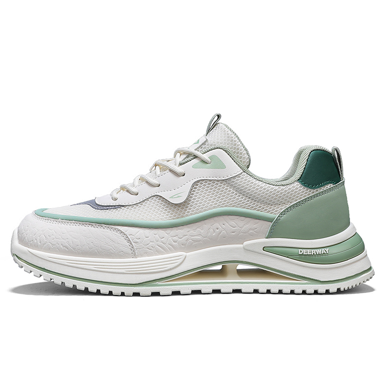 DEERWAY Абразивоустойчивые дышащие увеличивающие рост низкие повседневные кроссовки Men's Beige Light Green
DEERWAY Абразивоустойчивые дышащие увеличивающие рост низкие повседневные кроссовки Men's Beige Light Green