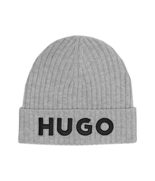 Шапка унисекс Hugo шерстяная с надписью, серый
Шапка унисекс Hugo шерстяная с надписью, серый