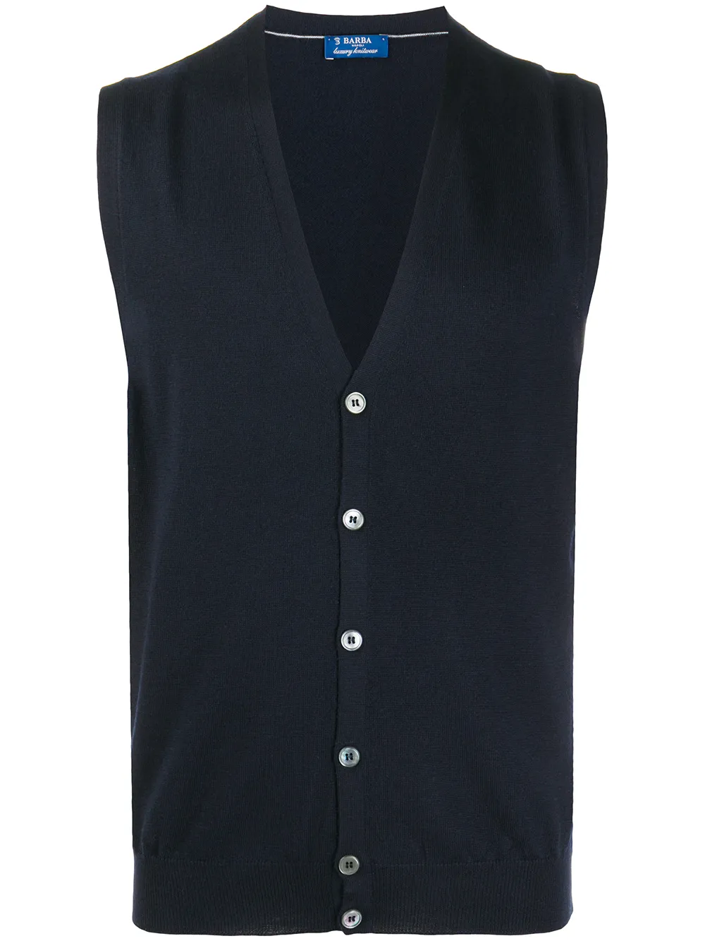Кардиган с V-образным вырезом Barba, синий
Кардиган с V-образным вырезом Barba, синий