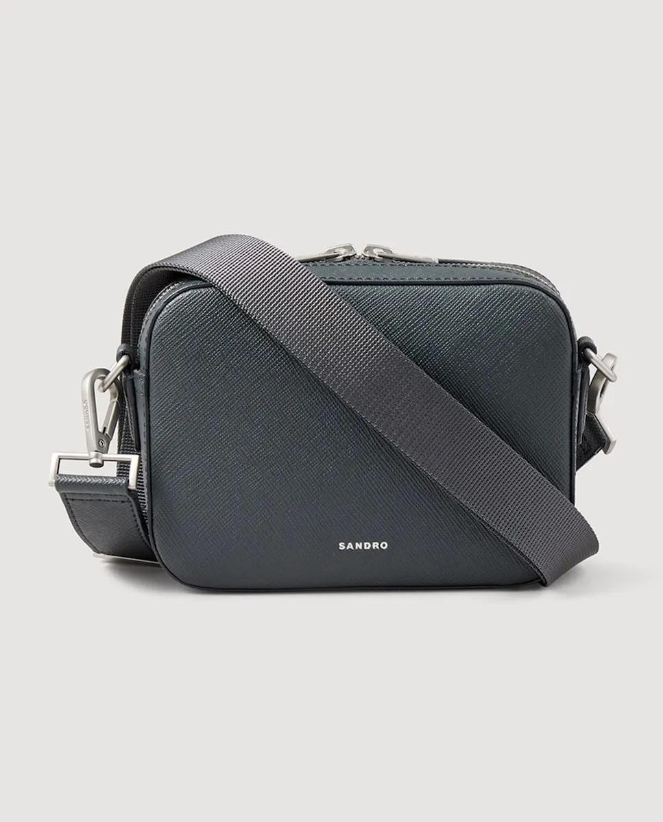 Маленькая мужская сумка-бандо через плечо из сафьяновой кожи Sandro, темно-серый
Маленькая мужская сумка-бандо через плечо из сафьяновой кожи Sandro, темно-серый