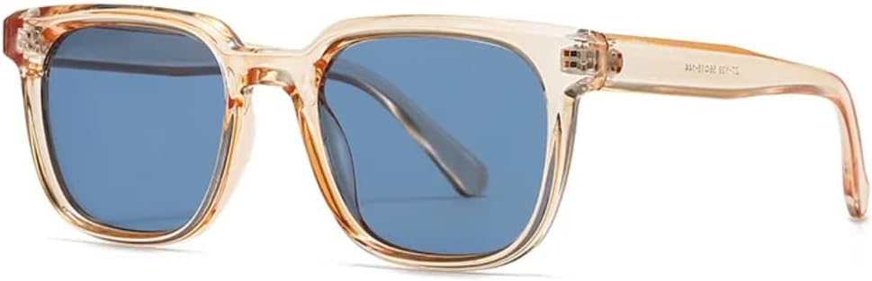 Модные квадратные солнцезащитные очки для женщин, градиентные, конфетные цвета, защита от УФ-излучения UV400, ретро-заклепки, трендовые солнцезащитные очки для мужчин TVTBBVV, Champagne Blue
Модные квадратные солнцезащитные очки для женщин, градиентные, конфетные цвета, защита от УФ-излучения UV400, ретро-заклепки, трендовые солнцезащитные очки для мужчин TVTBBVV, Champagne Blue