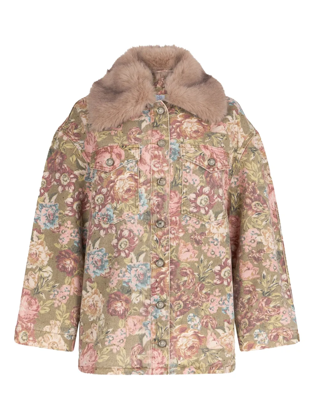 Куртка из искусственного меха с воротником LIU JO, зеленый
Куртка из искусственного меха с воротником LIU JO, зеленый