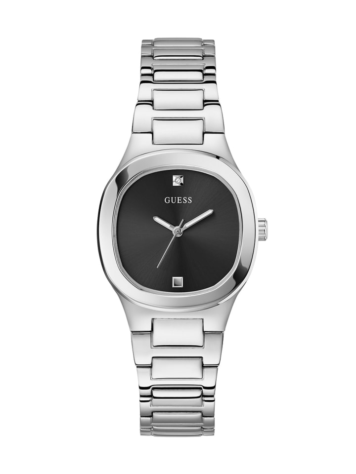 Guess Аналоговые женские часы серебристого цвета
Guess Аналоговые женские часы серебристого цвета