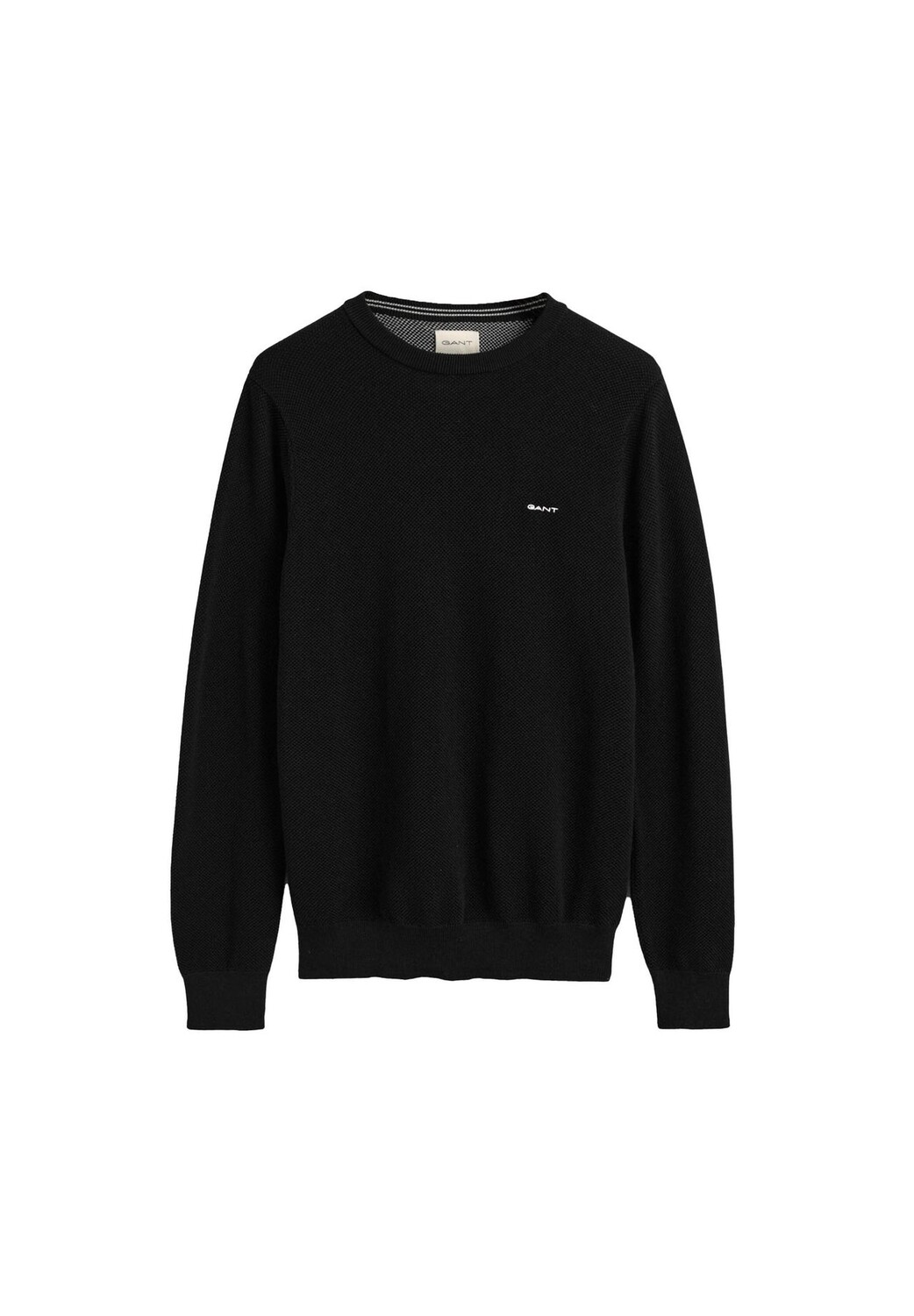 Мужской свитер - COTTON PIQUE C-NECK, вязаный свитер, круглый вырез, хлопок GANT, черный
Мужской свитер - COTTON PIQUE C-NECK, вязаный свитер, круглый вырез, хлопок GANT, черный