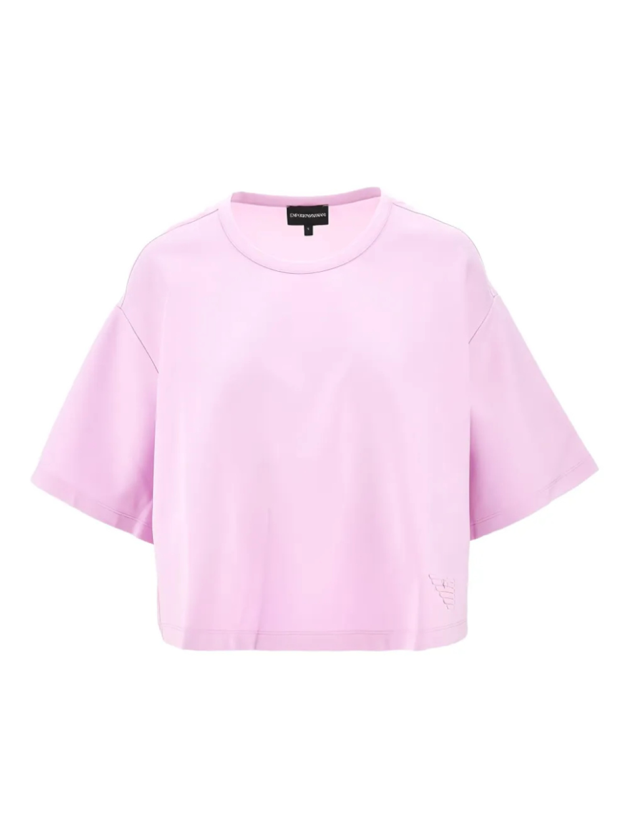 Футболка с вышитым логотипом Emporio Armani, розовый
Футболка с вышитым логотипом Emporio Armani, розовый