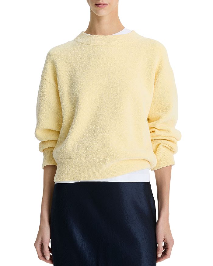 Структурированный свитер из букле Vince, желтый
Структурированный свитер из букле Vince, желтый