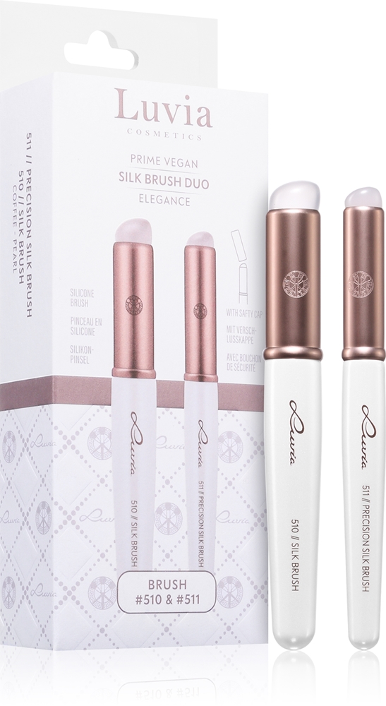 Набор кистей для теней Silk Brush Duo Elegance Luvia Cosmetics, 2 шт
Набор кистей для теней Silk Brush Duo Elegance Luvia Cosmetics, 2 шт