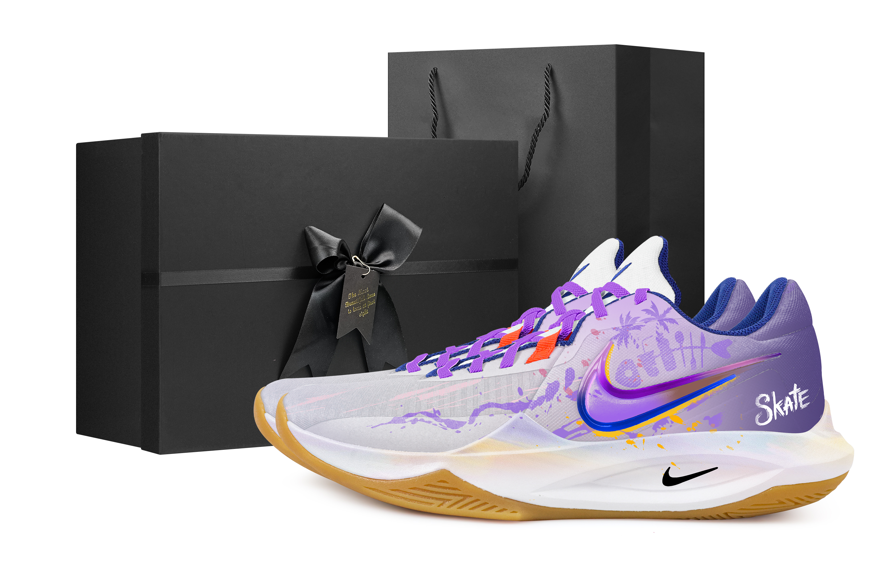 Nike Баскетбольные кроссовки Precision 6 Summer Passion Black Box с противоскользящим покрытием, износостойкие, низкие, мужские, фиолетовые
Nike Баскетбольные кроссовки Precision 6 Summer Passion Black Box с противоскользящим покрытием, износостойкие, низкие, мужские, фиолетовые