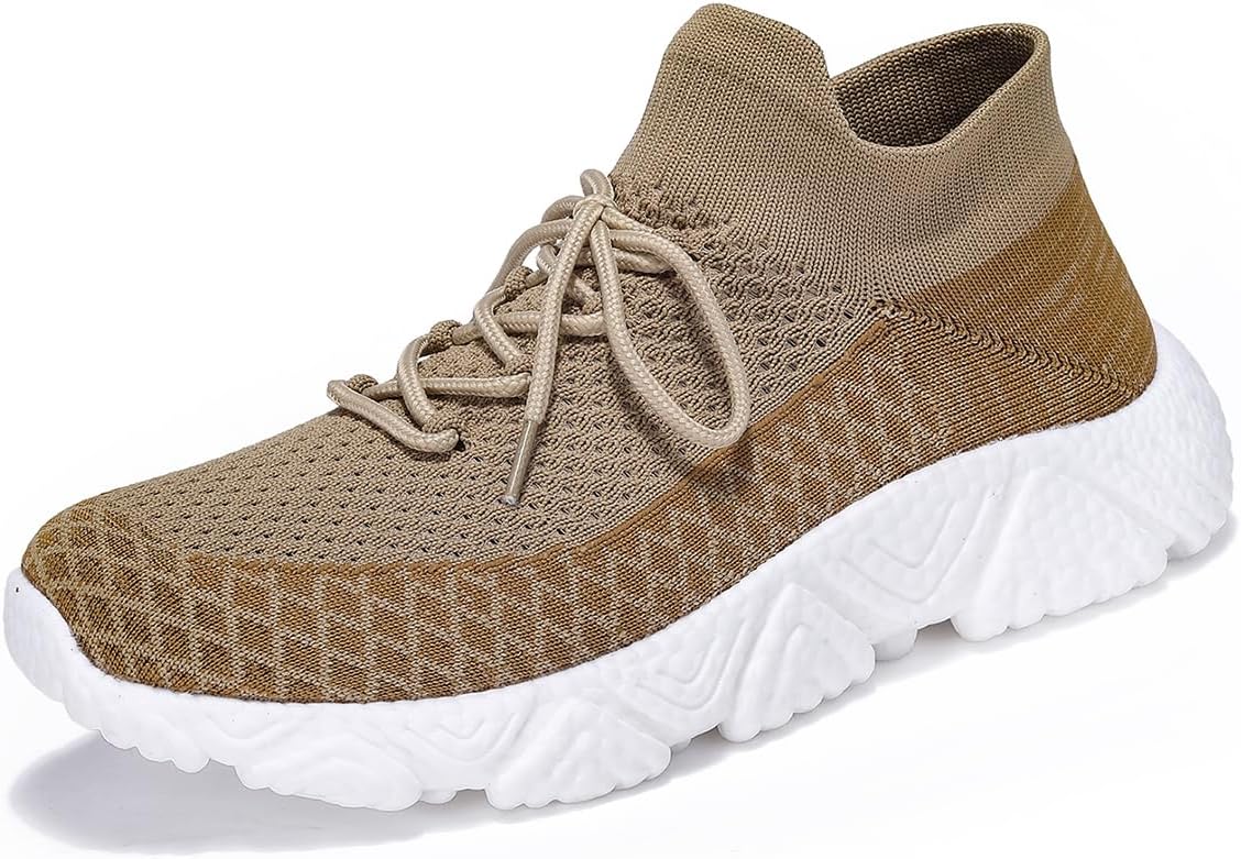 Мужские вязаные спортивные кроссовки с узорным дизайном, высокой носочной частью, текстурированной подошвой, доступны в бело-синем, хаки и черном цветах Generic
Мужские вязаные спортивные кроссовки с узорным дизайном, высокой носочной частью, текстурированной подошвой, доступны в бело-синем, хаки и черном цветах Generic